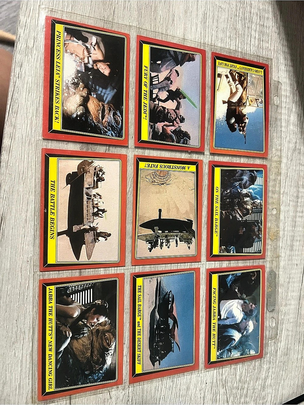 Topps 1983 Topps Star Wars: Return of the Jedi Series 1 Trading Cards (Cards #37